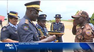 Namibian Police promote over 4000 officers  nbc [upl. by Soinski]