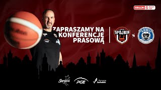 Konferencja prasowa  PGE Spójnia Stargard  Anwil Włocławek  Mecz 4  PlayOff 2024 [upl. by Anwahsar]