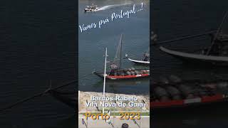 Porto  Barcos Rabelo no Rio Douro na Ribeira de Vila Nova de Gaia  Portugal [upl. by Niggem]