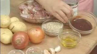 Cooking Traditional Kosher Dishes  Ingredients For Cooking Cholent [upl. by Salot]