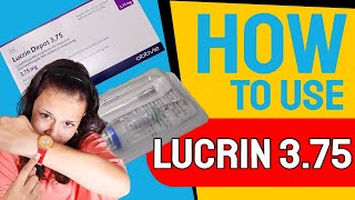 Lucrin Depot 375 mg  How to use [upl. by Ahsirhcal565]