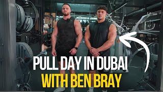 Epic Heavy Pull Session in Dubai With BenBray amp OllieRozario at Binous The Worlds Best Gym [upl. by Akciret]