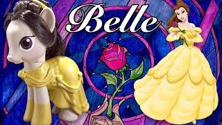 Custom BELLE PONY Disneys BEAUTY AND THE BEAST MLP Tutorial My Little Pony [upl. by Riffle]