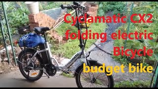 Cyclamatic CX2 folding electric bicycle review [upl. by Nets851]