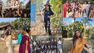 Fergusson college fest 2023🎉✨college fest ashortaday food friends [upl. by Dinerman]