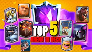 TOP 5 Deck Arena 18 Best Clash Royale DeckSeptember 2024WORLDS 1 LADDER MID LADDER CYCLE Deck [upl. by Lemmor]