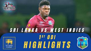 1st ODI  Highlights  West Indies Tour Of Sri Lanka  20th October 2024 [upl. by Jayme]