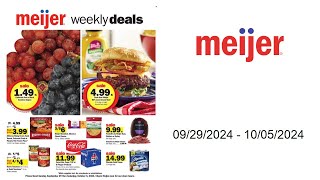 Meijer Weekly Ad US  09292024  10052024 [upl. by Ajile]