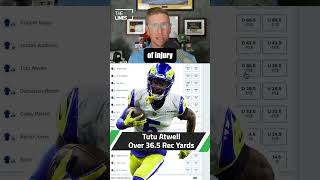 Tutu Atwell Player Props  Thursday Night Football  NFL Week 8 Best Bets Vikings vs Rams [upl. by Elok502]