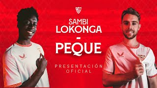 Presentación oficial de Peque y Sambi Lokonga l 📡 EN DIRECTO [upl. by Pantin]