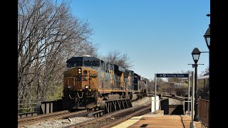 CSX M301 At AlexandriaVA On 32124 [upl. by Hamish89]