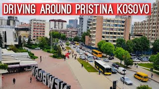 PRISTINA Kosovo A driving tour of the city [upl. by Lareine]