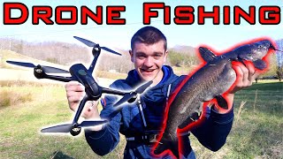 DRONE FISHING for MASSIVE CATFISH Epic Fight [upl. by Pederson]