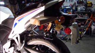 CBR500R Rear Shock Upgrade  Replacement w GSXR600 [upl. by Stine442]