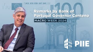 Macro Week 2024 Bank of Portugal Governor Centeno [upl. by Etnovert]