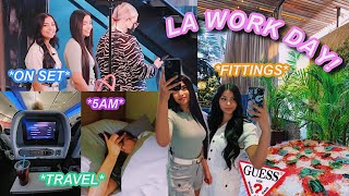 Come To Work With Us LA Vlog  MontoyaTwinz [upl. by Aretse]