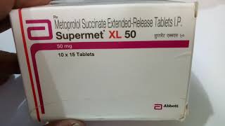 Supermet 50 mg Tablet XL View Uses Side Effects Price in hindi [upl. by Anetta]