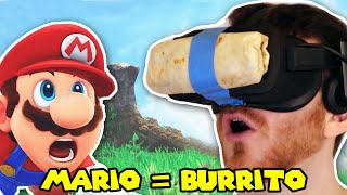 The History of Mario Games but explained with burritos [upl. by Aneeh983]