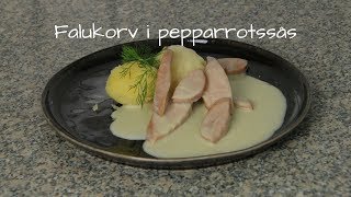 Falukorv i pepparotssås [upl. by Shenan348]