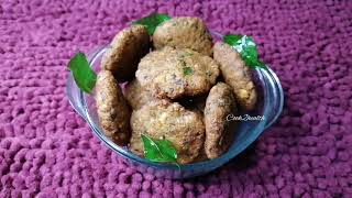 Karamani Vadaicook2health Thattai Payaru Vadai  Teatime Snacks  South Indian Snacks  127 [upl. by Ilera791]