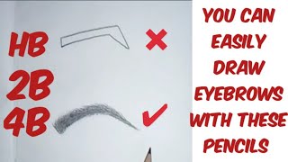 How To Draw eyebrowsDrawing for beginners step by stepdrawingtutorials sckeching [upl. by Guenzi]