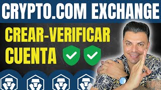 Como CREAR y VERIFICAR CUENTA en Cryptocom Exchange PASO A PASO [upl. by Calida881]