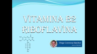 Vitamina B2 La Riboflavina [upl. by Gerdi179]