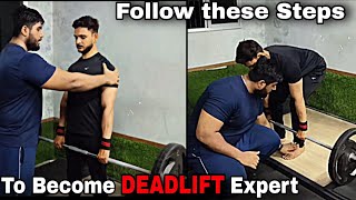 HOW TO DO CONVENTIONAL DEADLIFT FOR MAXIMUM GROWTH  Learn Deadlift in 5 Easy Simple Steps [upl. by Liamsi215]