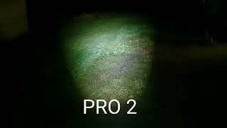 XIAOMI M365 PRO VS PRO 2 HEADLIGHT COMPARISON [upl. by Celio354]