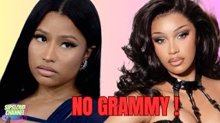 NICKI MINAJ HARSHLY INSULTED BY THE GRAMMYS amp REPLACED BY CARDIB❓️ [upl. by Eirallih]