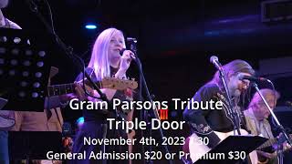 Gram Parsons Tribute coming to The Triple Door Nov 4th [upl. by Clotilda]