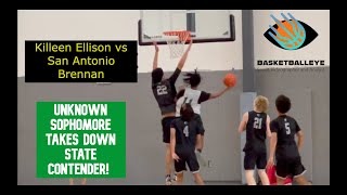 UNKOWN SOPHOMORE TAKES DOWN TEXAS STATE CONTENDER San Antonio Brennan vs Killeen Ellison [upl. by Obrien]