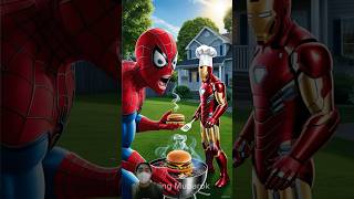 💖Evolution Of Spiderman Iron Man Grilling Burgers In The Yard🥰  Avengers  Marvel [upl. by Glovsky852]