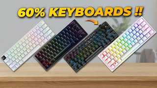 Top 5 Best 60 Keyboards  Best for Gaming amp Typing [upl. by Rafter936]