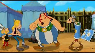 Asterix and Obelix invade a Roman fort Awesome cartoon Funny fight [upl. by Ysirhc679]