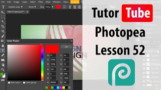 Photopea  Lesson 52  Export [upl. by Neehar832]