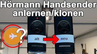 Hörmann Handsender anlernen  Garagentor [upl. by Ylrebmek]