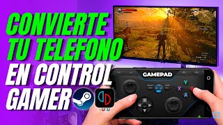 Usar TELÉFONO como CONTROL de PC 🥒iPhone y Android🥒 Convertir tu Celular en un Mando para el PC [upl. by Epoillac739]