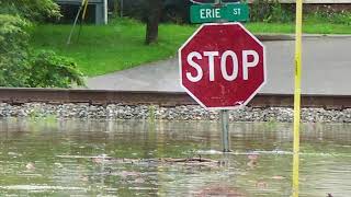 Owego New York  2011 Flood [upl. by Rawden]