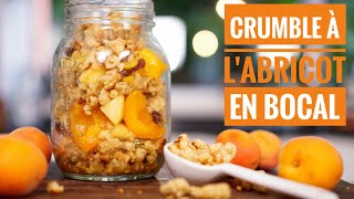 Super Crumble abricot SANS four une recette facile et top [upl. by Sibyls]