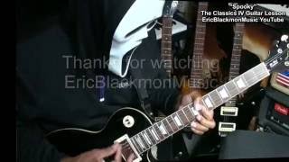 How To Play SPOOKY Classics IV On Guitar Chords Lesson  EricBlackmonGuitar [upl. by Polak]