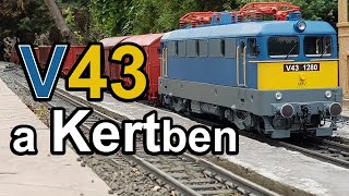 MÁV V43 szili mozdony kerti vasút Gartenbahn Spur 1 garden railway [upl. by Allista]