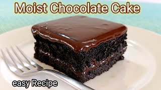 World most easiest moist chocolate cake recipe  chocolate cake recipe [upl. by Kwang]