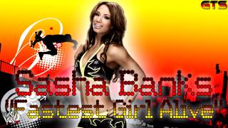 2013 Sasha Banks  WWE Theme Song  quotFastest Girl Alivequot Download HD [upl. by Avner]