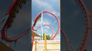 Dragon kahn in Portaventura 2024 portaventura bolligerandmabillard rollercoaster [upl. by Bueschel286]