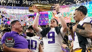 Clemson vs LSU CFP National Championship  College Football Highlights [upl. by Akirdnwahs383]