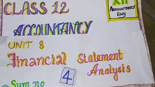 Class 12 Tamilnadu State Board Accountancy Chapter 8 sum no 4 [upl. by Mccafferty]