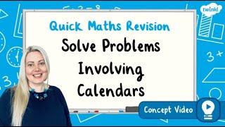 How Do You Solve Problems Involving Calendars  KS2 Maths Concept for Kids [upl. by Adnerak]