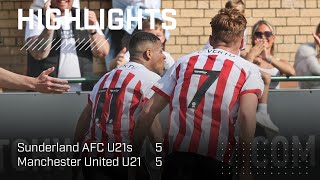 Incredible Comeback  SAFC U21 5  5 Manchester United U21  PL2 Highlights [upl. by Symon]