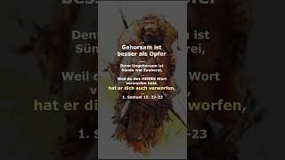 Gehorsam ist besser als Opfer [upl. by Brocklin76]